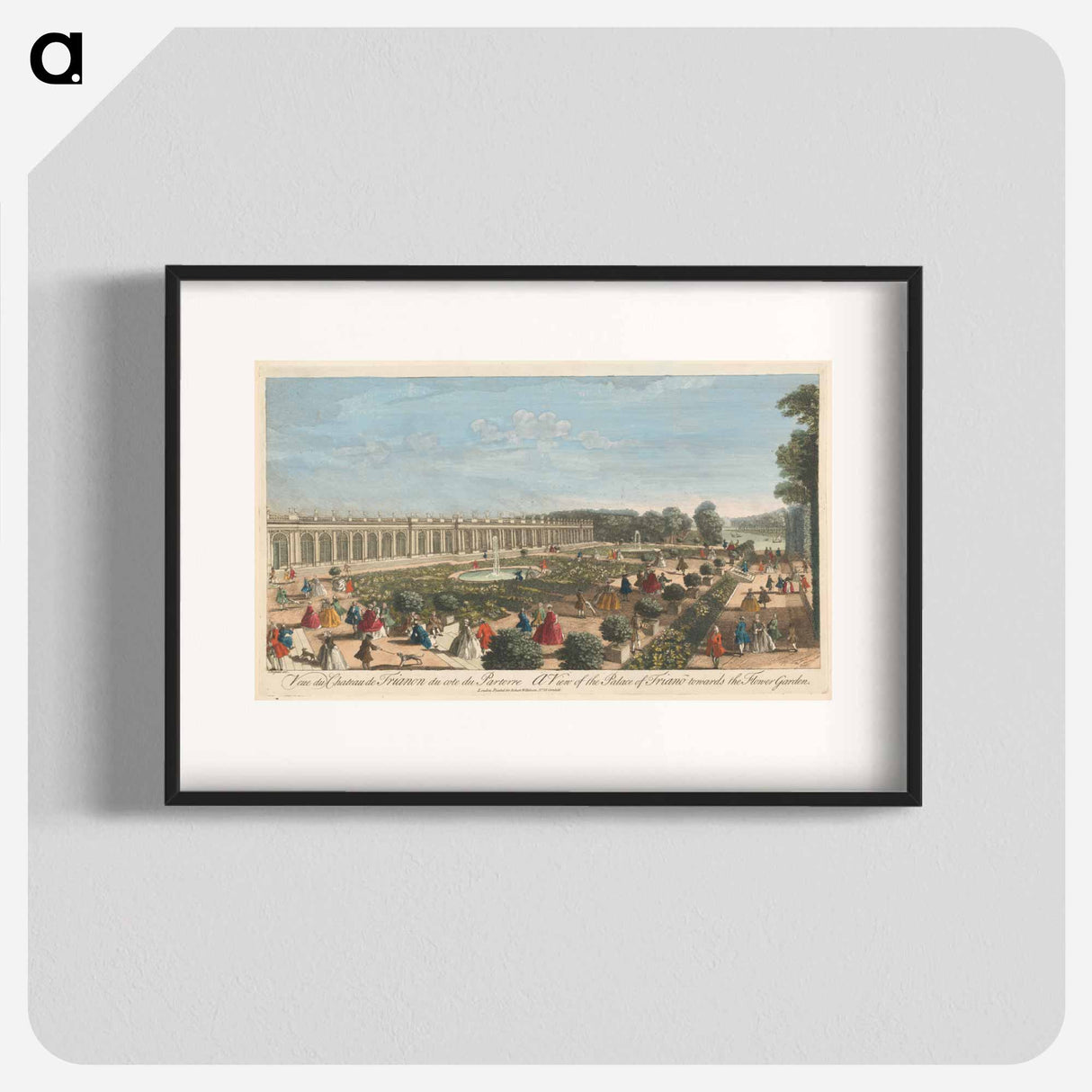 アートポスター-A View of the Palace of Triano towards the Flower Garden
- イェール大学アートギャラリー Poster.