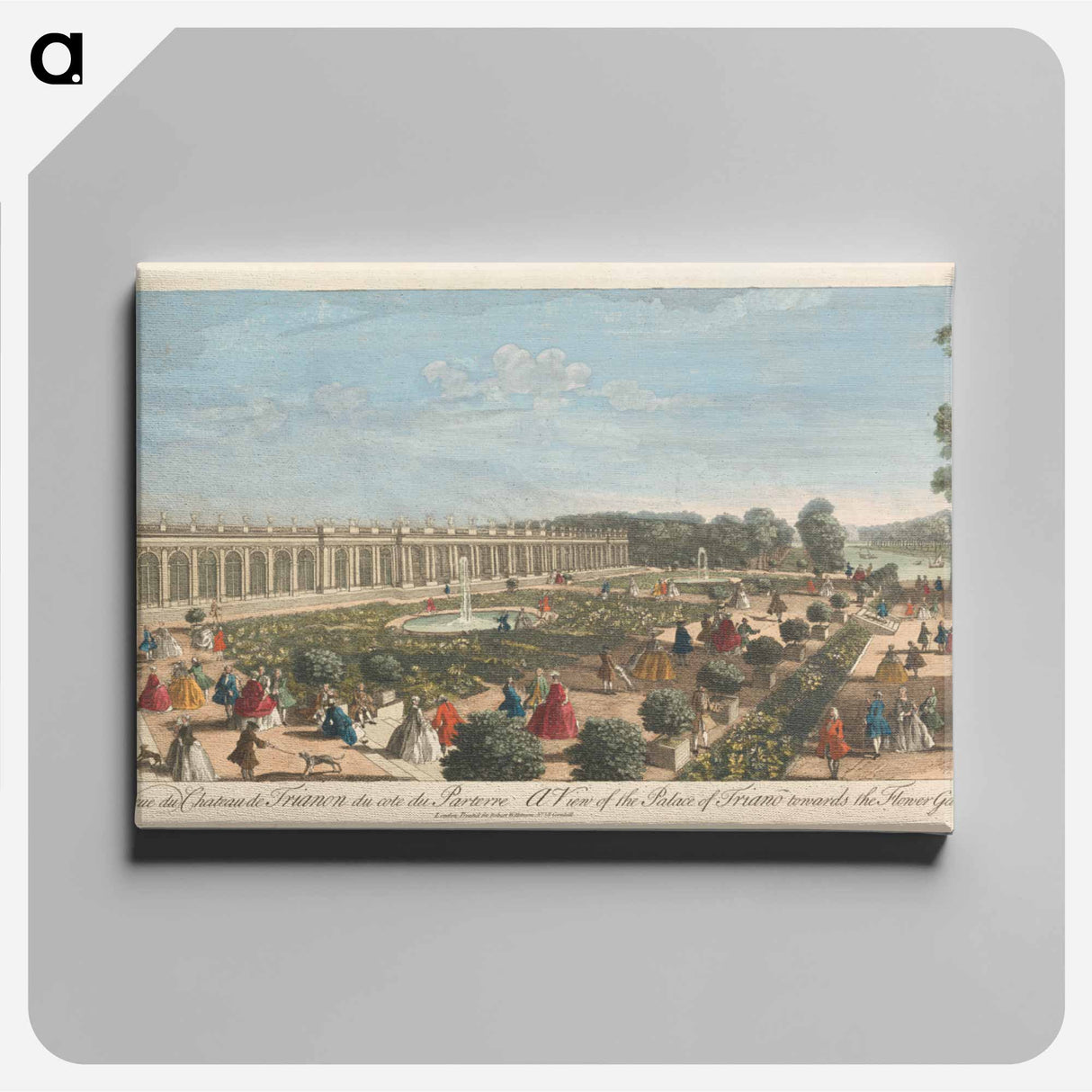 アートパネル-A View of the Palace of Triano towards the Flower Garden
- イェール大学アートギャラリー Canvas.