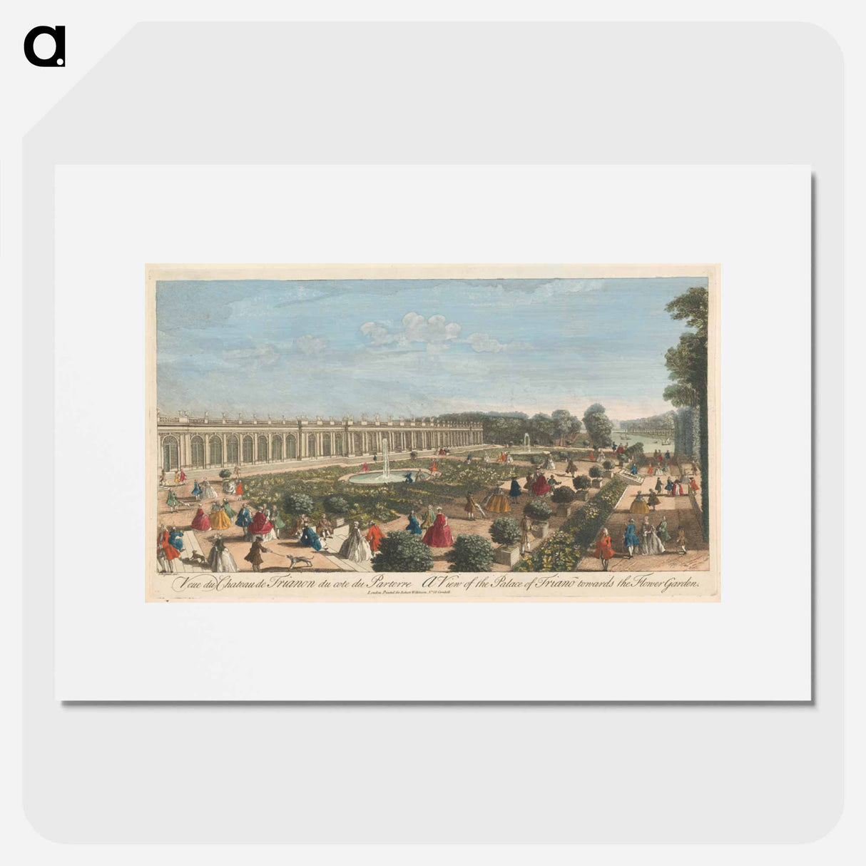 アートポスター-A View of the Palace of Triano towards the Flower Garden
- イェール大学アートギャラリー Poster.