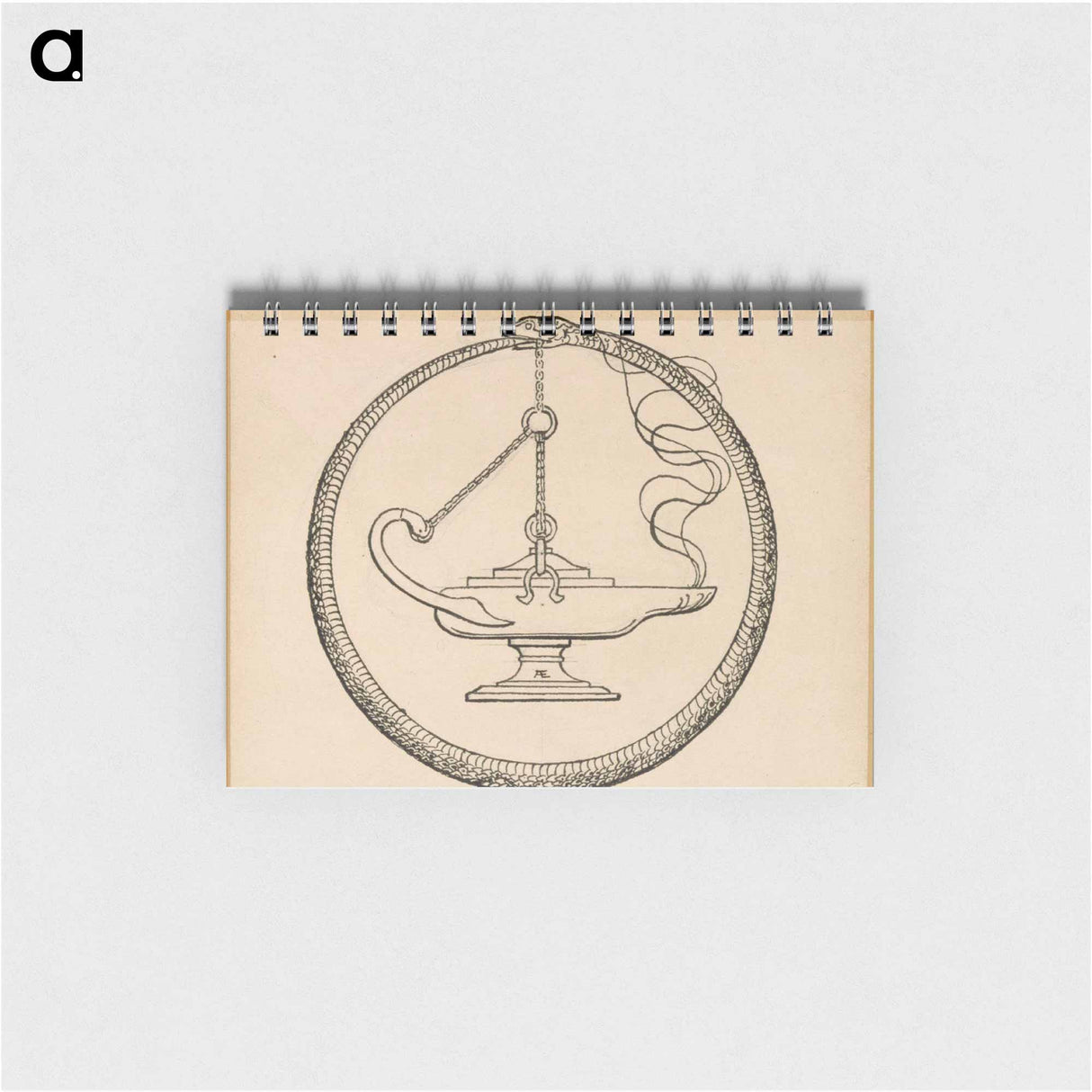 Vänrikin tervehdys -runon loppuvinjetti - アルバート エーデルフェルト Memo.