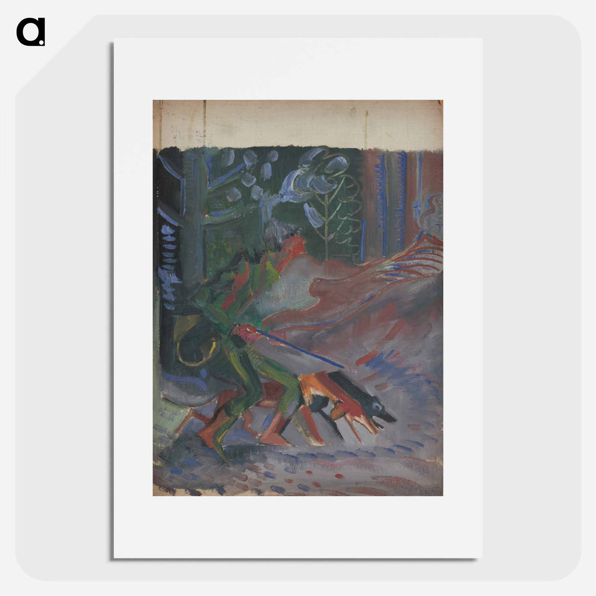 Following footsteps - アーノルド ピーター ワイズ クビンチャン Poster.