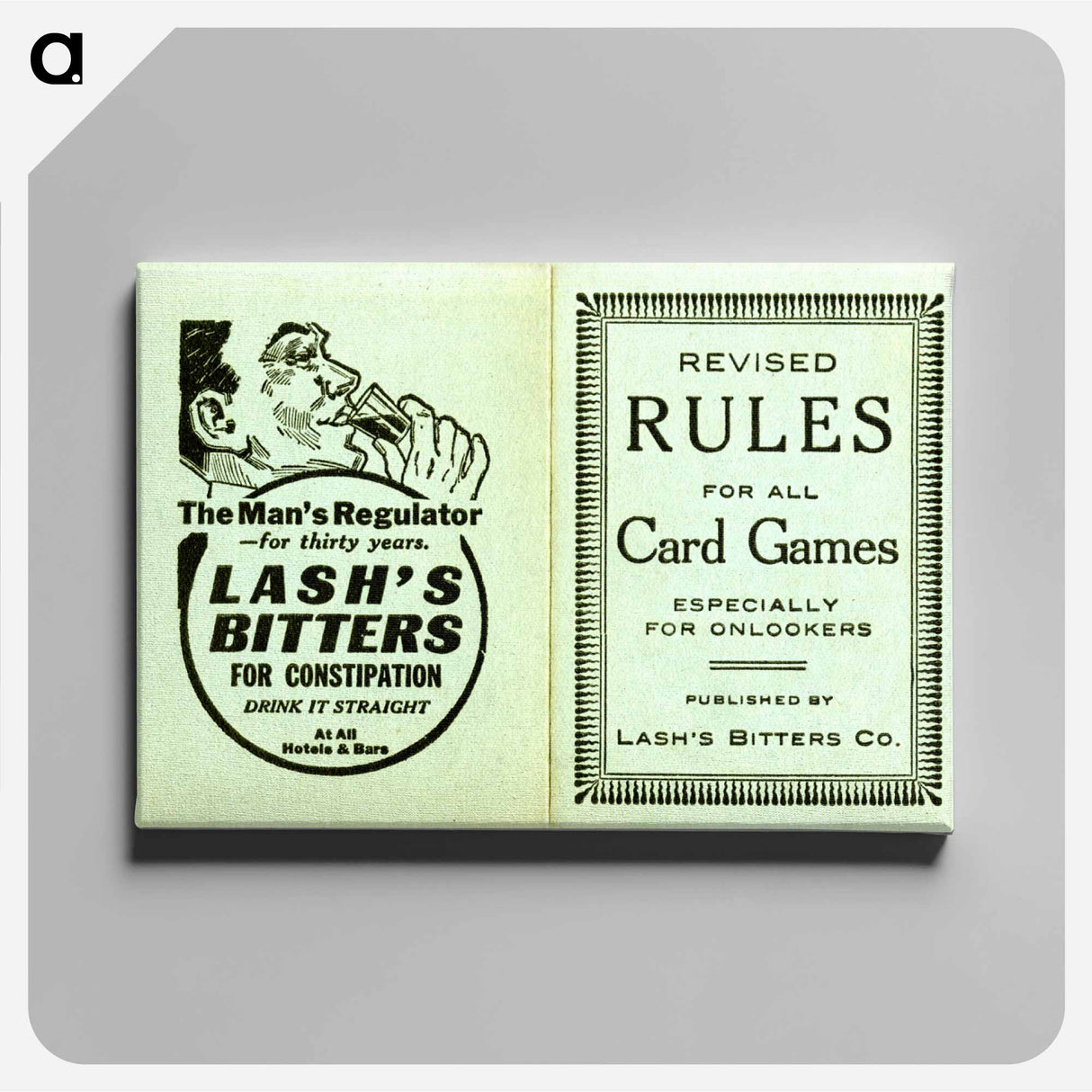 アートパネル-Lash's Bitters for Constipation: The Man's Regulator
- 国立医学図書館 Canvas.