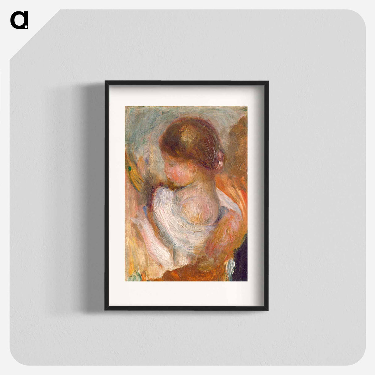 Young Girl Reading - Pierre-Auguste Renoir Poster.