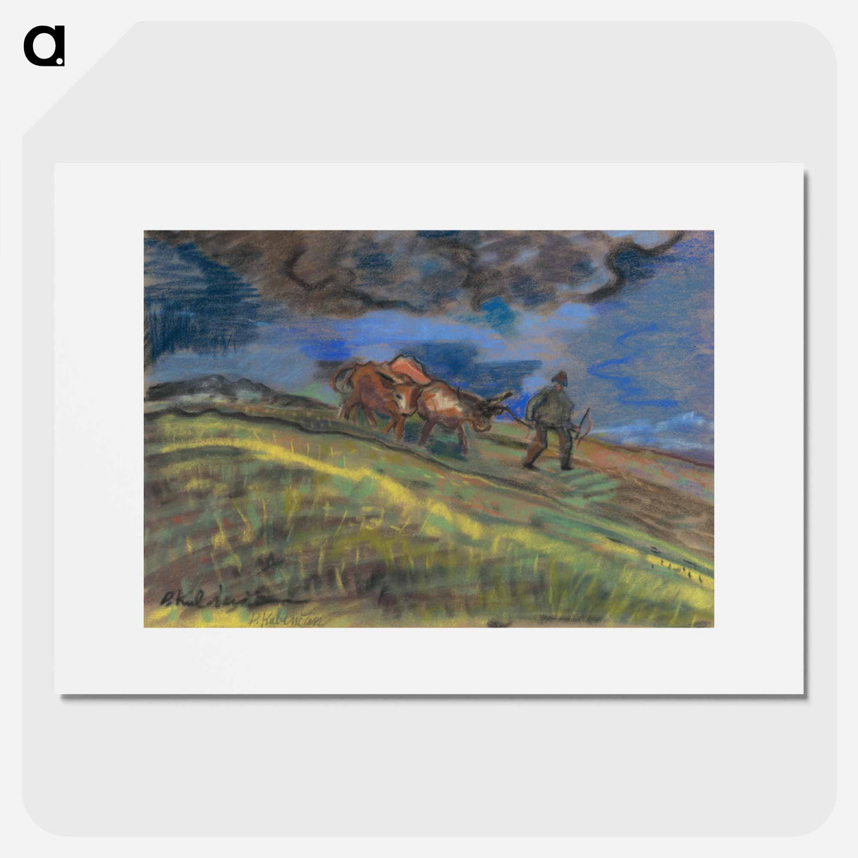 Ploughman - アーノルド ピーター ワイズ クビンチャン Poster.