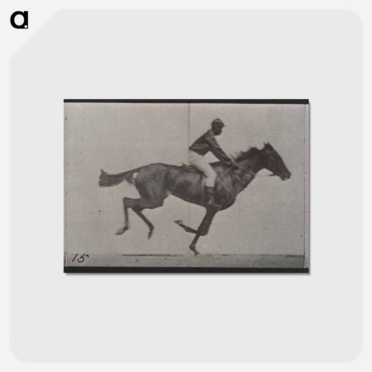 アートポストカード-Galloping Horse and Rider
- エドワード マイブリッジ Postcard.