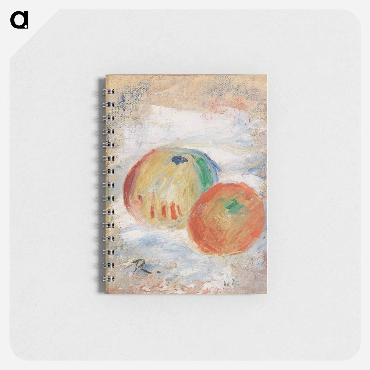 アートメモ帳-Apples - ピエール オーギュスト ルノワール Memo.