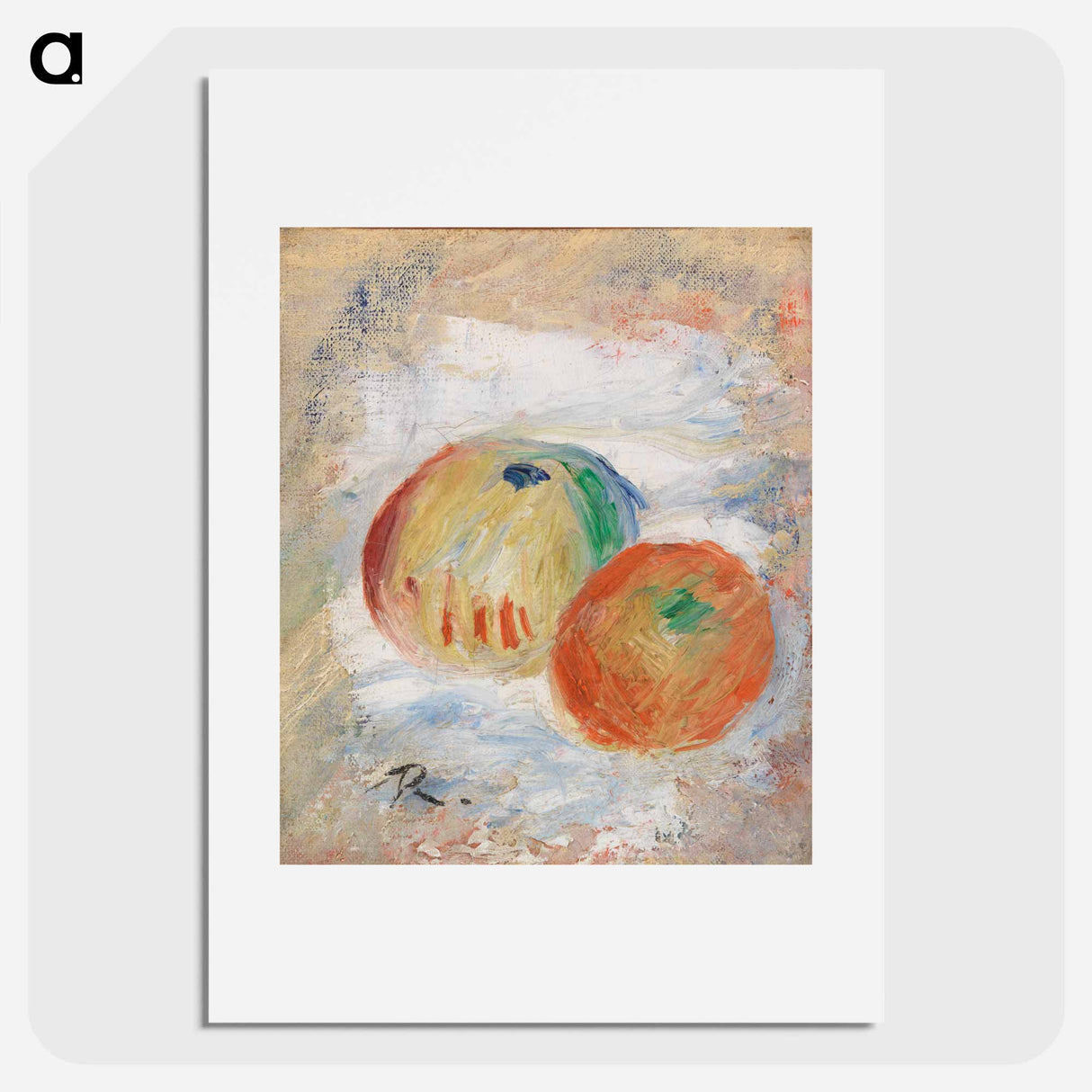 アートポスター-Apples - ピエール オーギュスト ルノワール Poster.