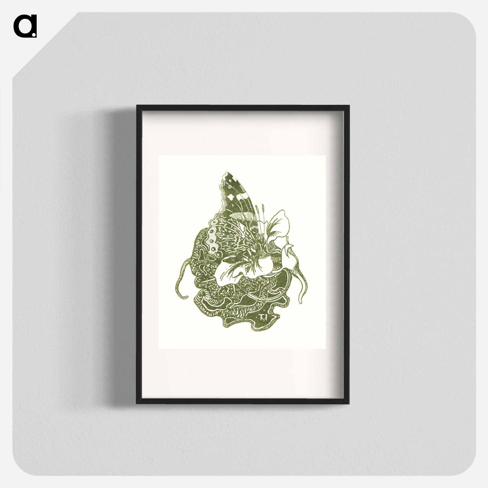 A glimpse of the Indian Ocean - Theo van Hoytema Poster.