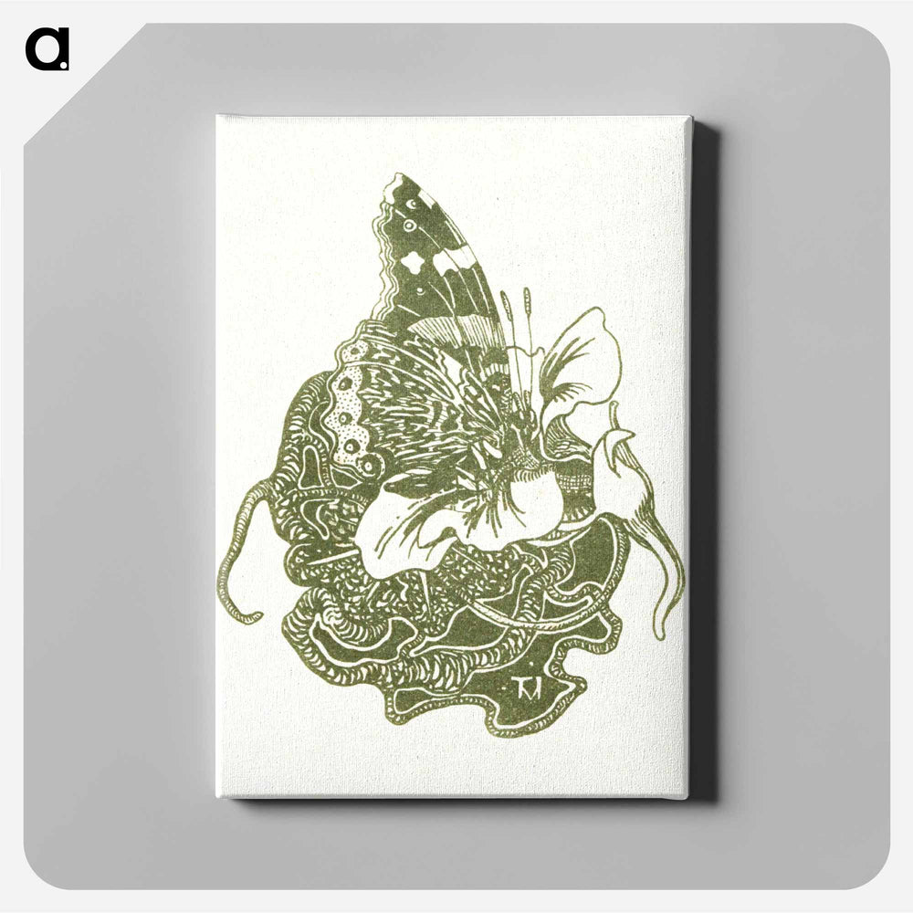 Fallen in an Oost-Indian forest - Theo van Hoytema Canvas.