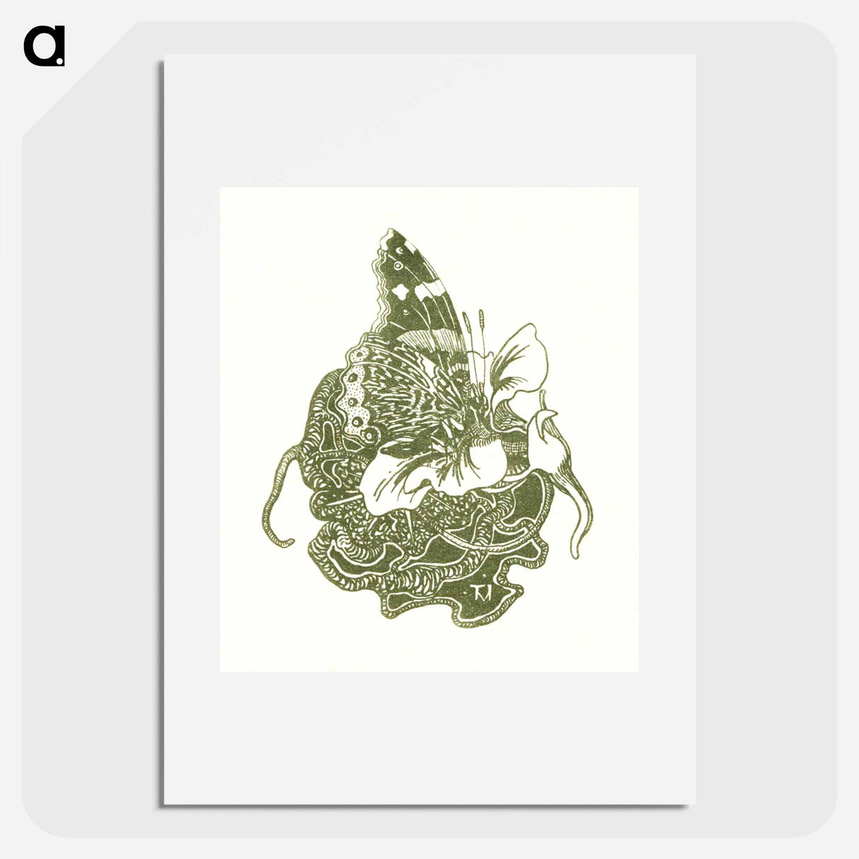 A glimpse of the Indian Ocean - Theo van Hoytema Poster.