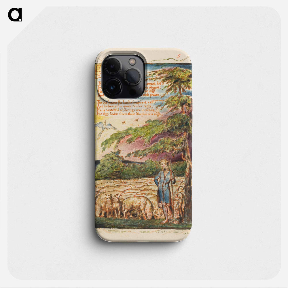 Songs of Innocence and of Experience: The Shepherd - William Blake Phone Case.