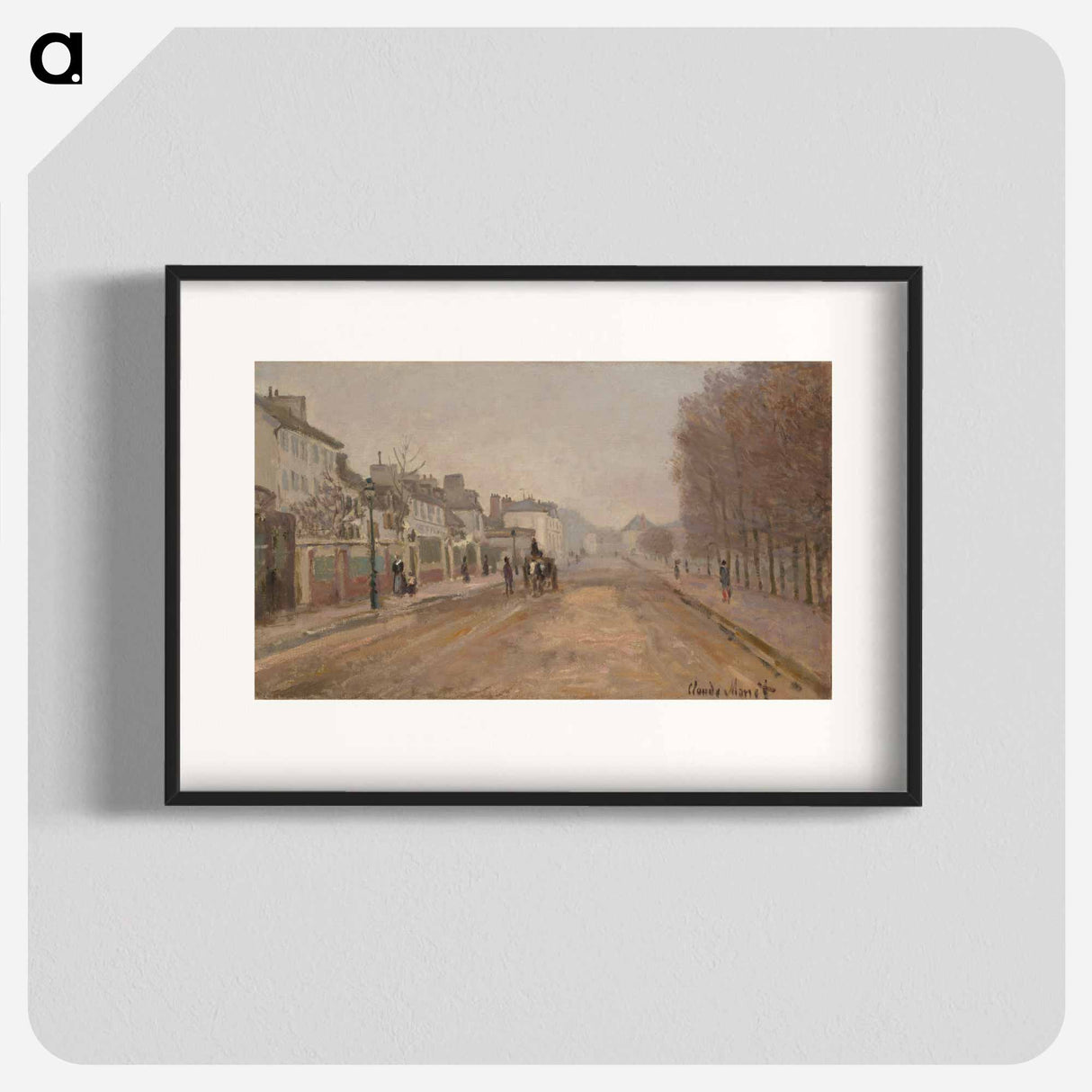 アートポスター-Boulevard Héloise, Argenteuil - クロード モネ Poster.