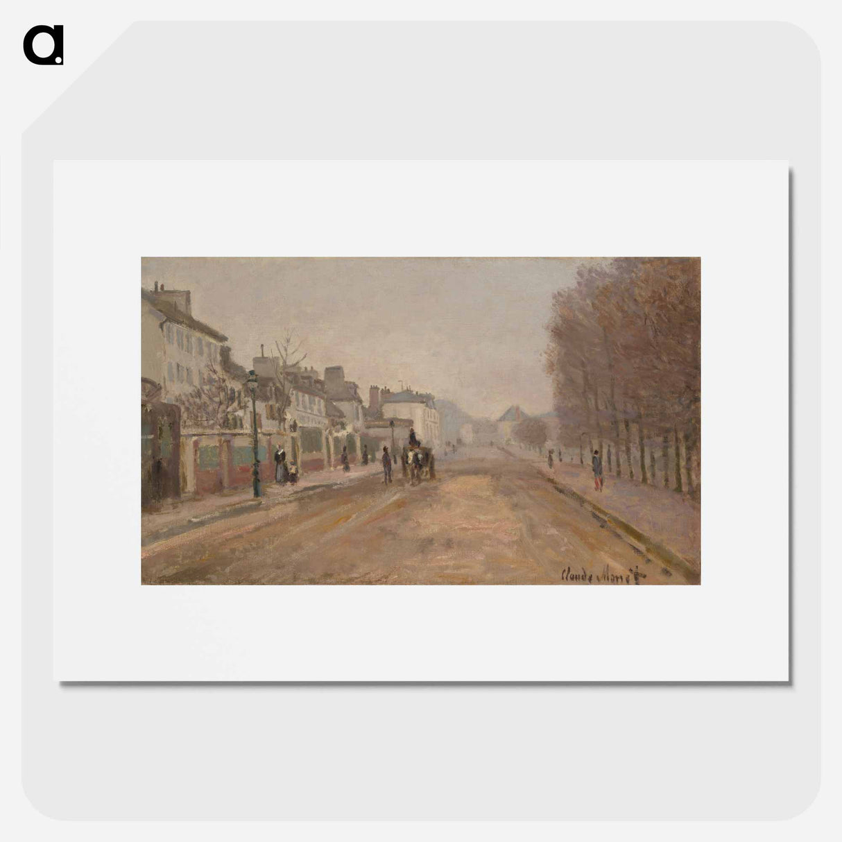 アートポスター-Boulevard Héloise, Argenteuil - クロード モネ Poster.