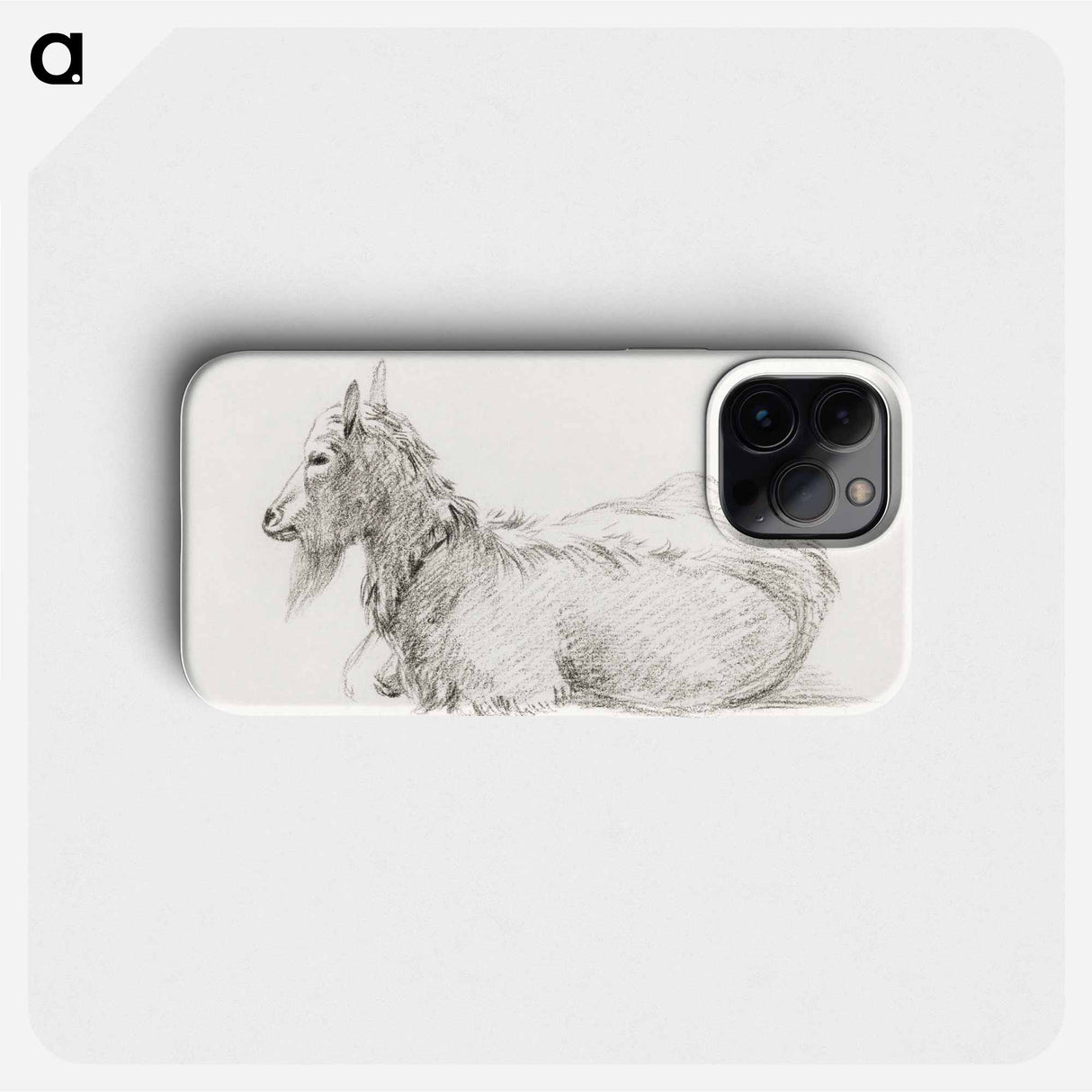 Lying goat - Jean Bernard Phone Case.