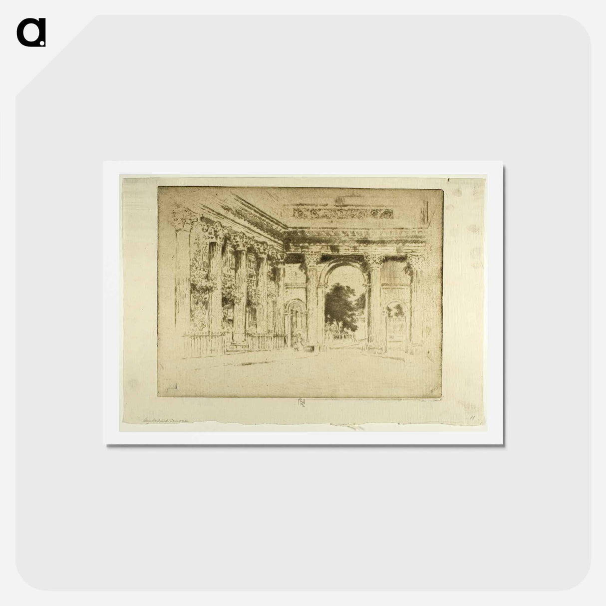アートポストカード-Cumberland Terrace, Regent's Park
- ジョセフ ペネル Postcard.