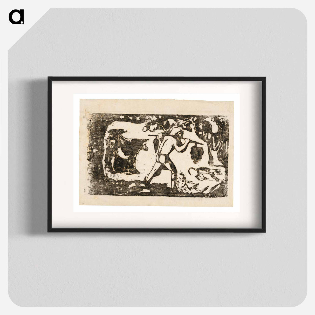 Tahitian Carrying Bananas - Paul Gauguin Poster.