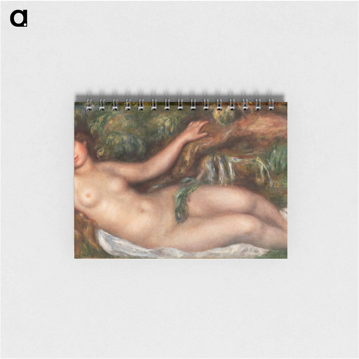 Reclining Nude (Femme nue couchée) - ピエール オーギュスト ルノワール Memo.