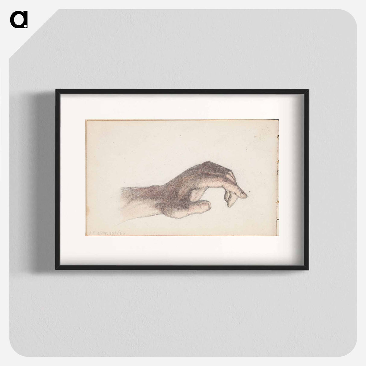 (unknown)part of a sketchbook - アルバート エーデルフェルト Poster.