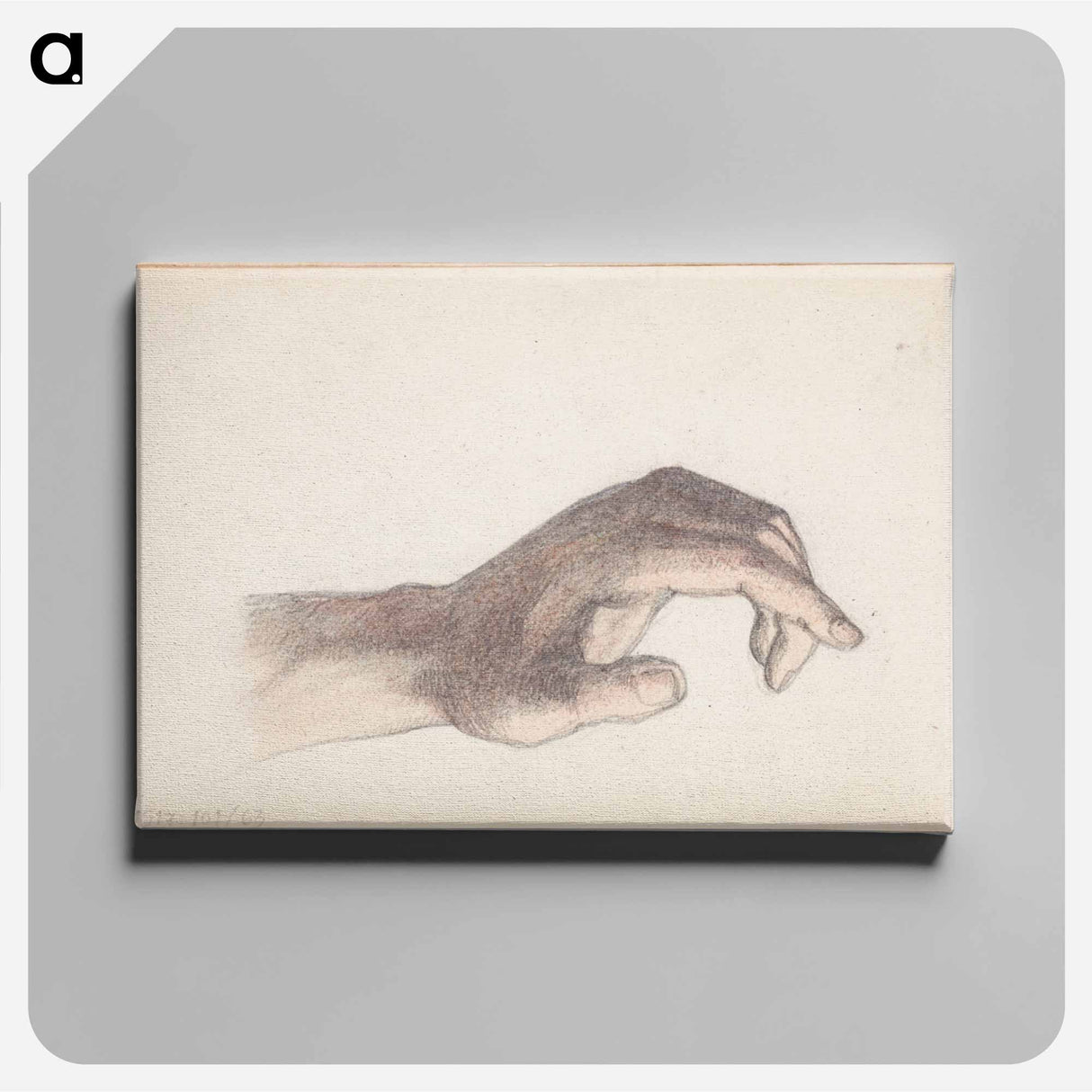 (unknown)part of a sketchbook - アルバート エーデルフェルト Canvas.