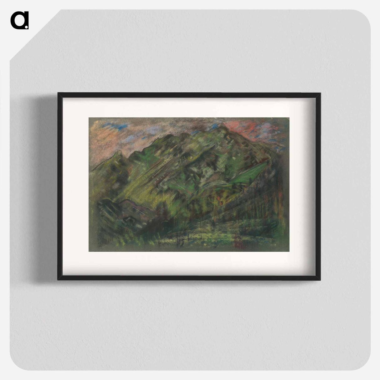 Motif from the high tatras - アーノルド ピーター ワイズ クビンチャン Poster.