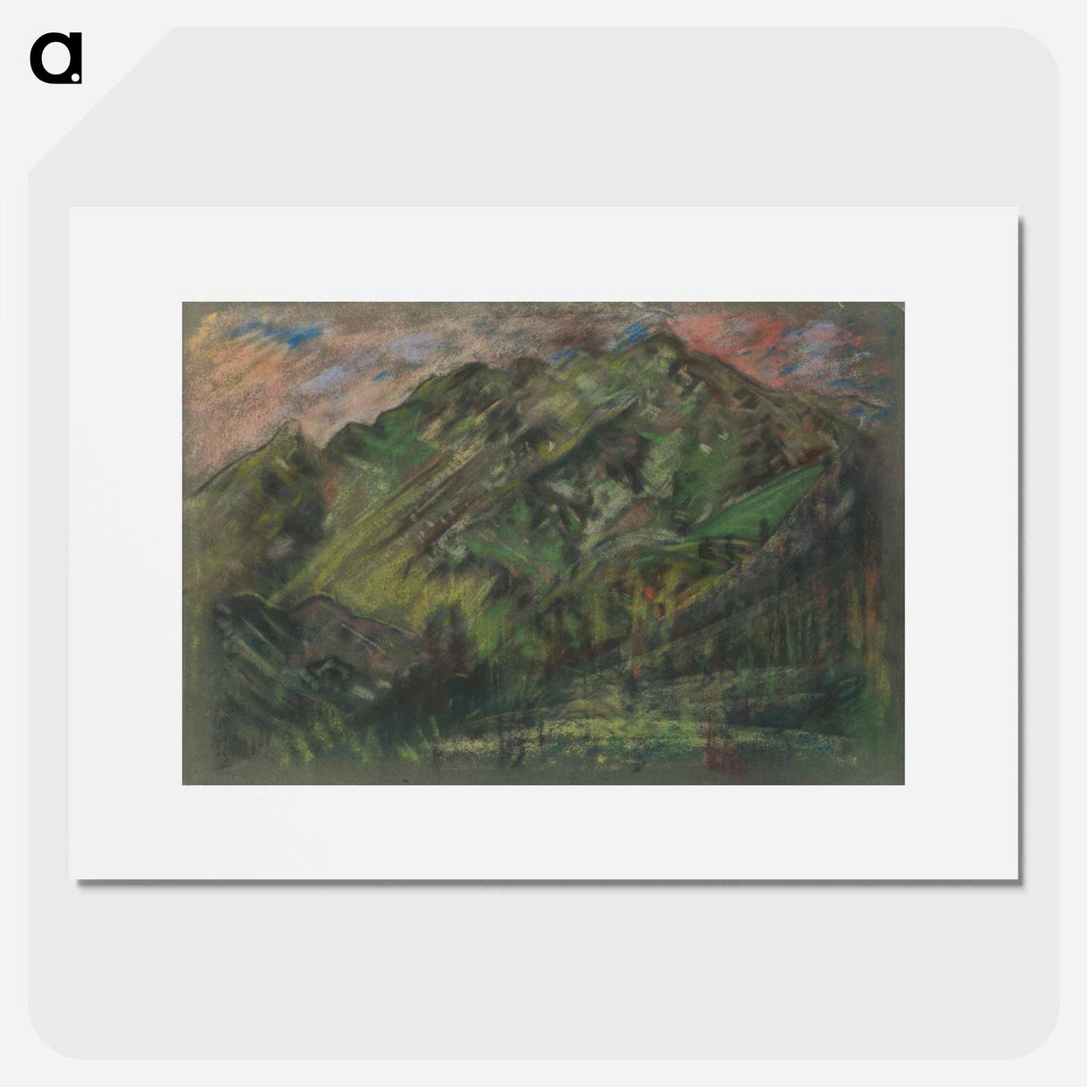 Motif from the high tatras - アーノルド ピーター ワイズ クビンチャン Poster.