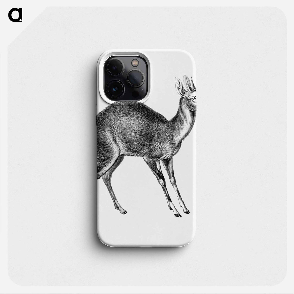 Vintage antelope wildlife illustration - エルンスト ヘッケル Phone Case.