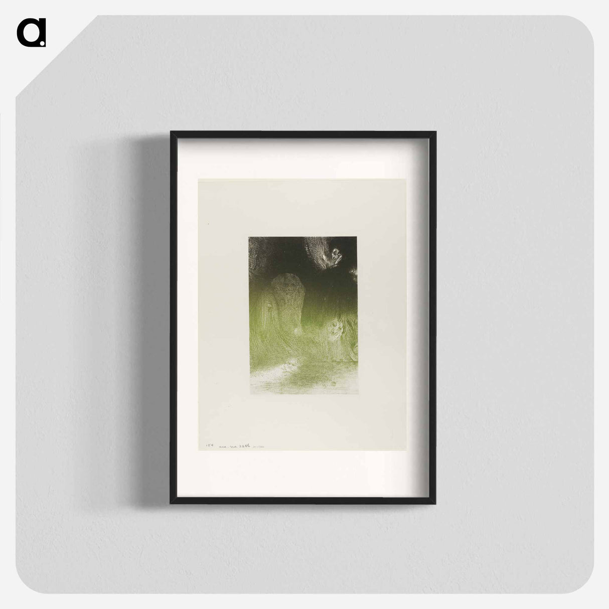 I Have Sometimes Seen in the Sky What Seemed Like Forms of Spirits - オディロン ルドン Poster.