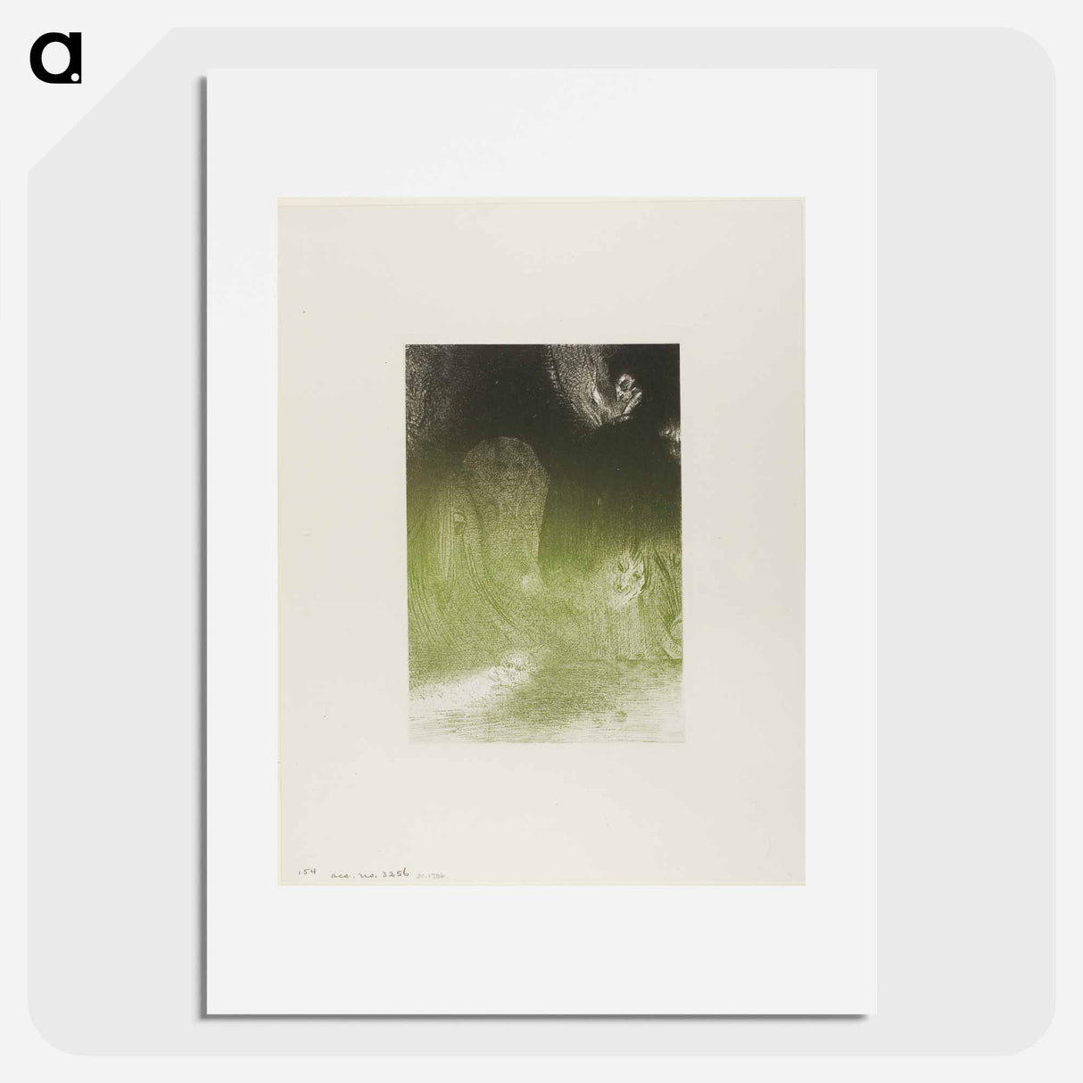 I Have Sometimes Seen in the Sky What Seemed Like Forms of Spirits - オディロン ルドン Poster.