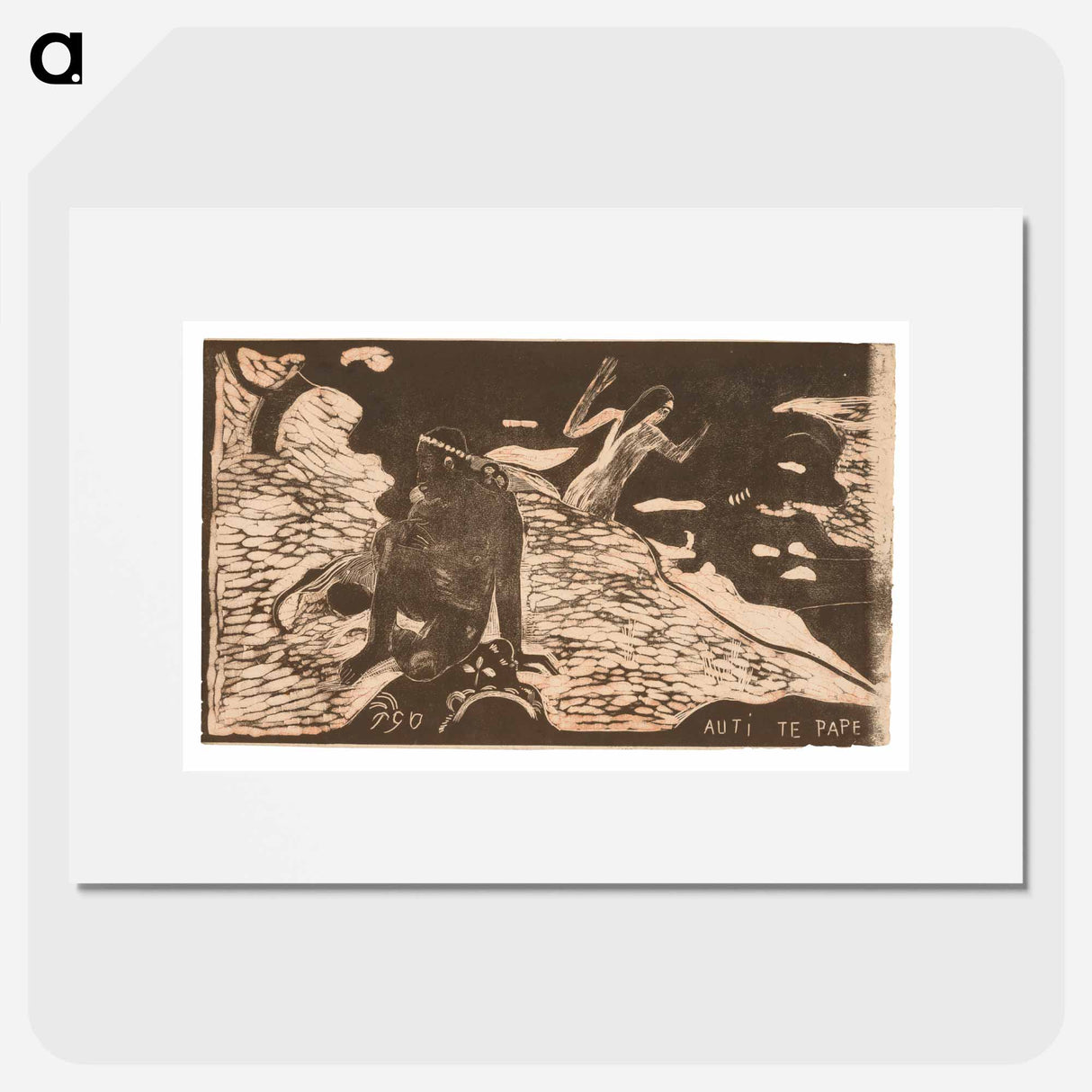 Auti te pape - Paul Gauguin Poster.