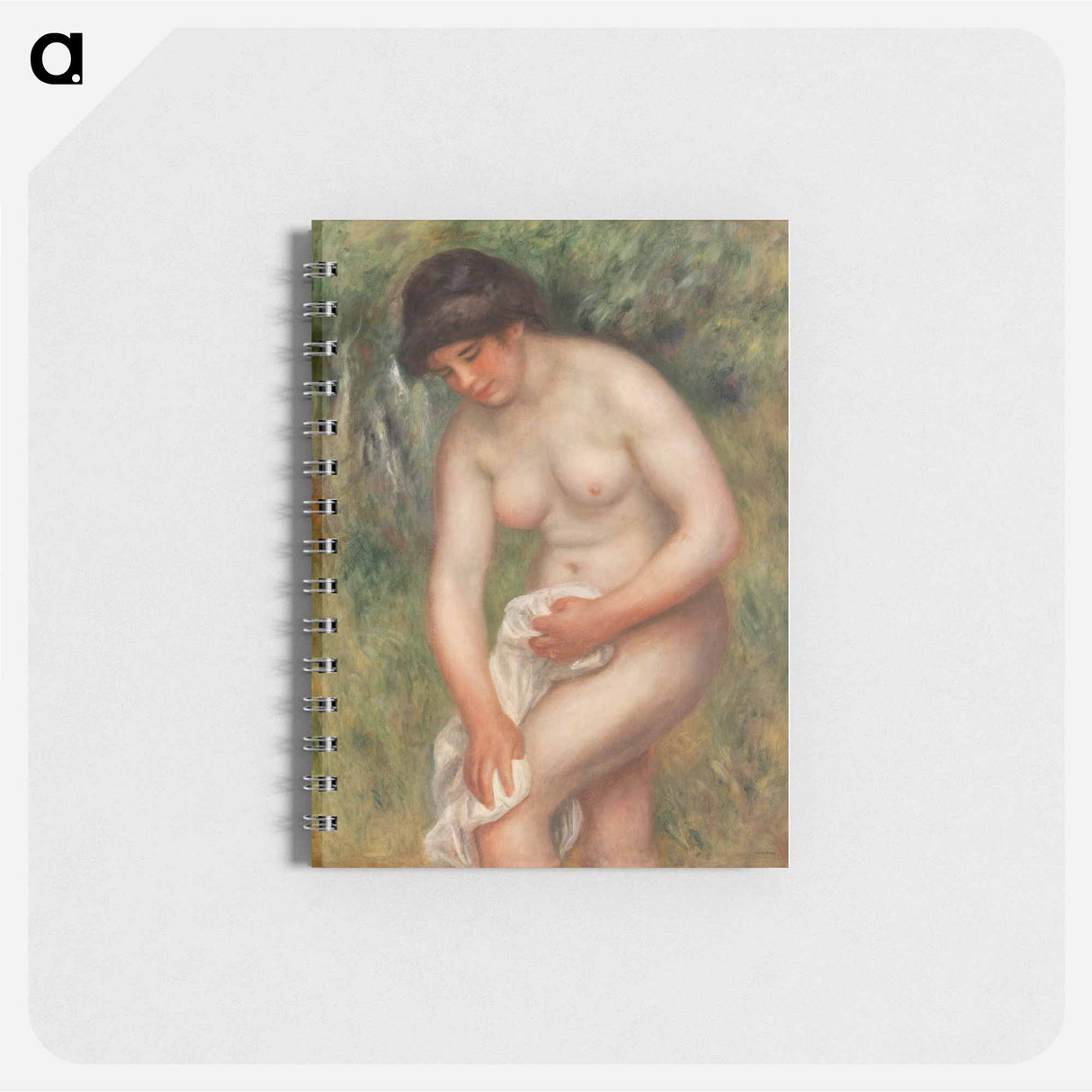 Woman Crocheting - ピエール オーギュスト ルノワール Memo.