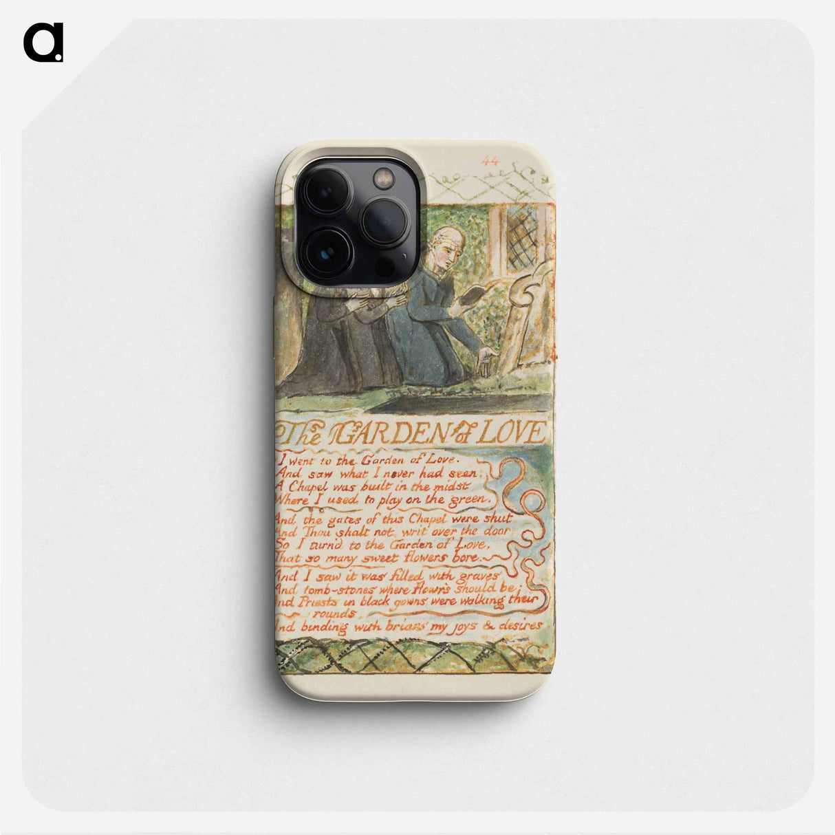 Songs of Innocence and of Experience: The Garden of Love - William Blake Phone Case.