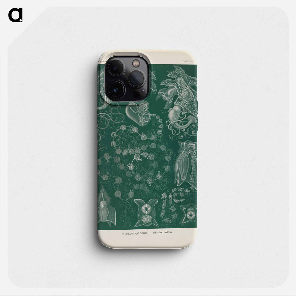 Marine life illustration - エルンスト ヘッケル Phone Case.