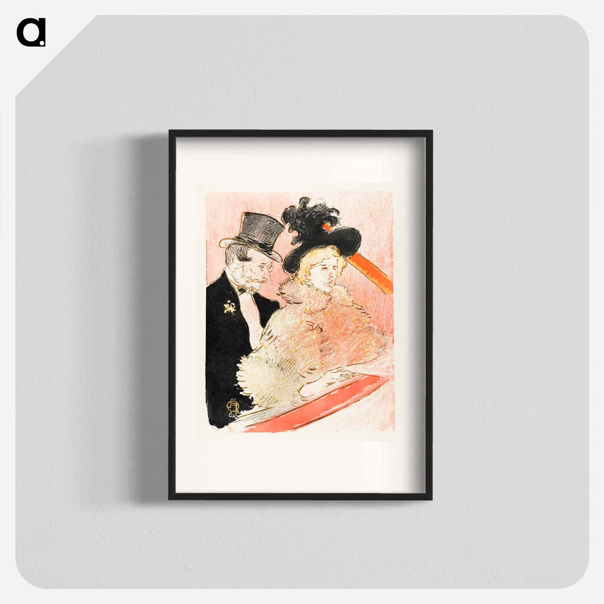 アートポスター-At the Concert - アンリ ド トゥールーズ ロートレック Poster.