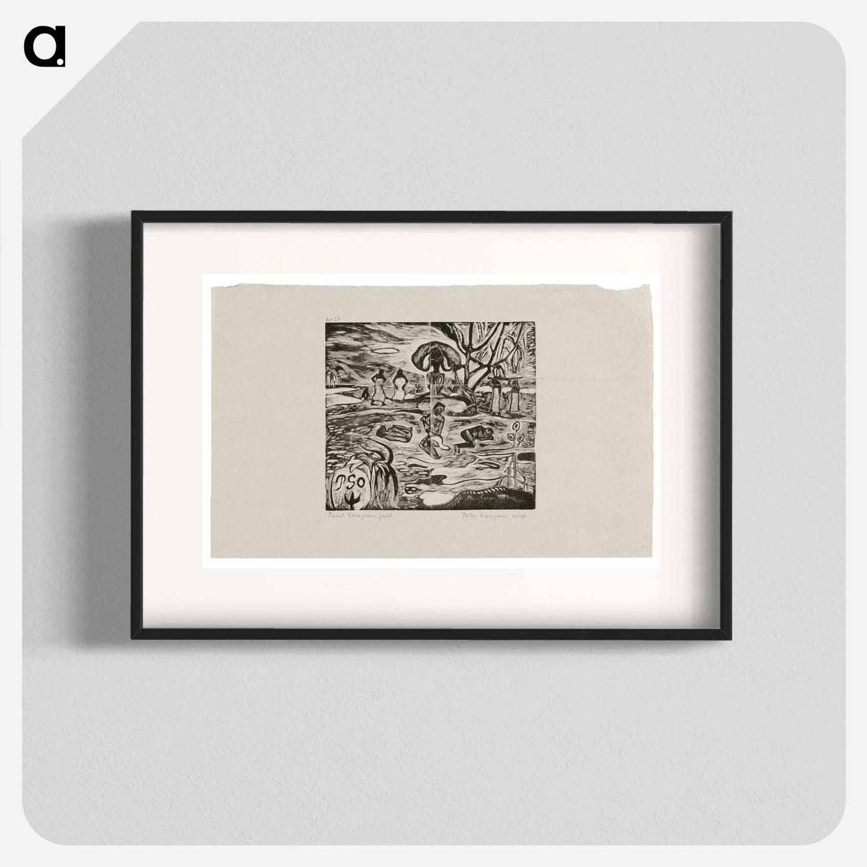 Mahana atua (Day of the God) - Paul Gauguin Poster.