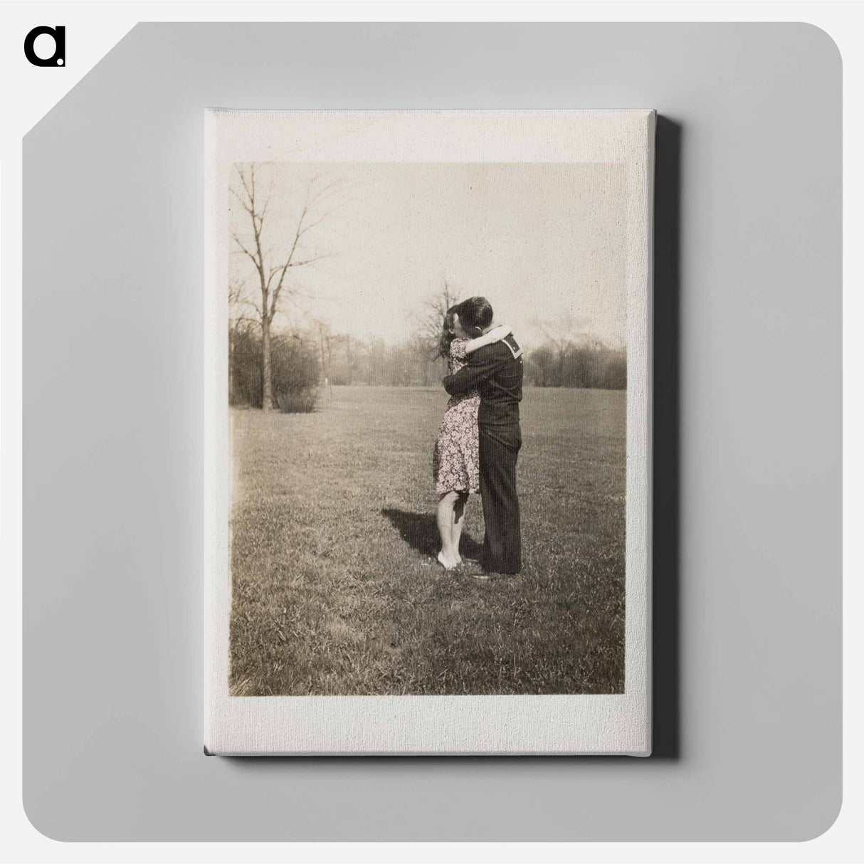 アートパネル-Man in Sailor Uniform Kissing a Woman
- セントルイス美術館 Canvas.