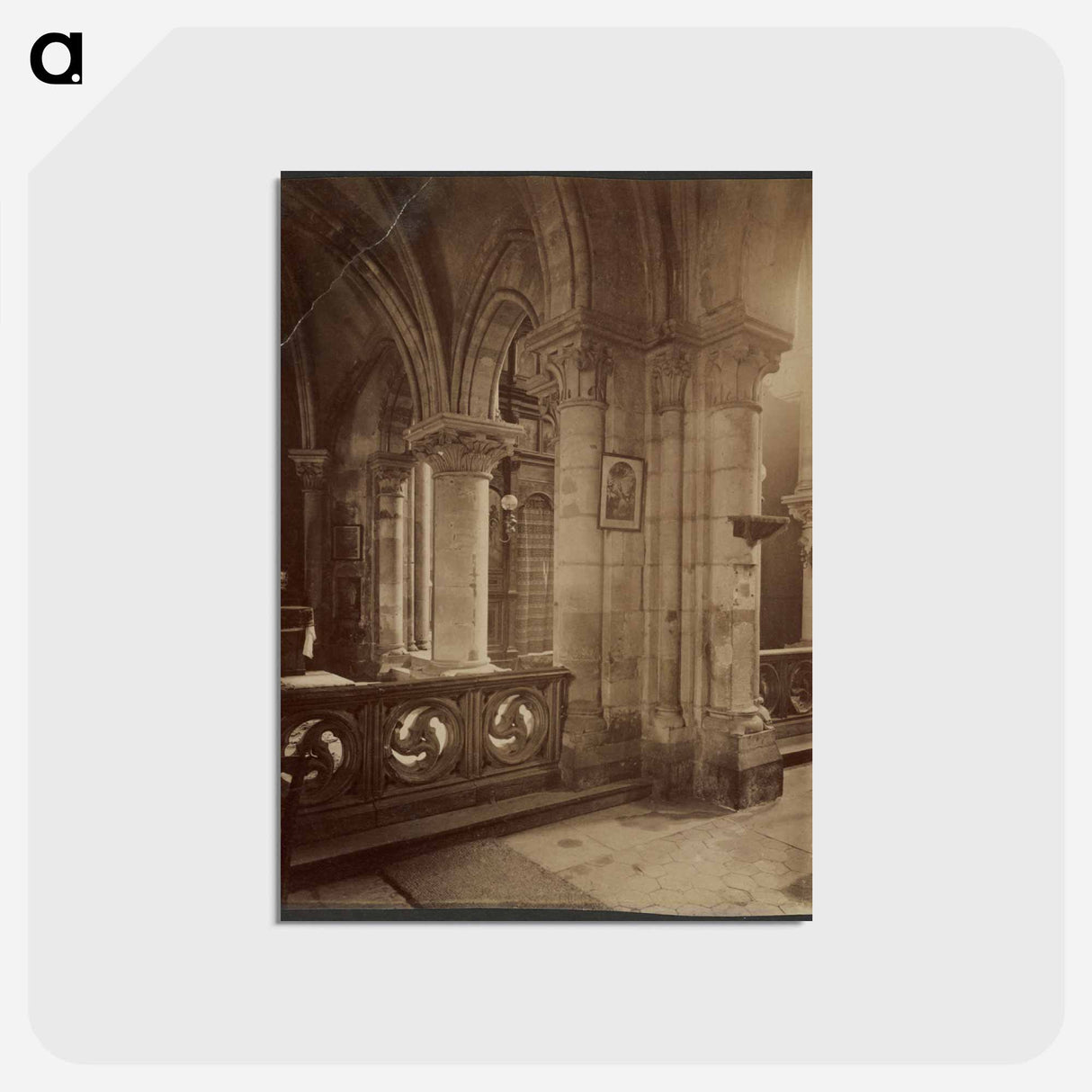 アートポストカード-Saint-Julien le Pauvre
- ウジェーヌ アジェ Postcard.