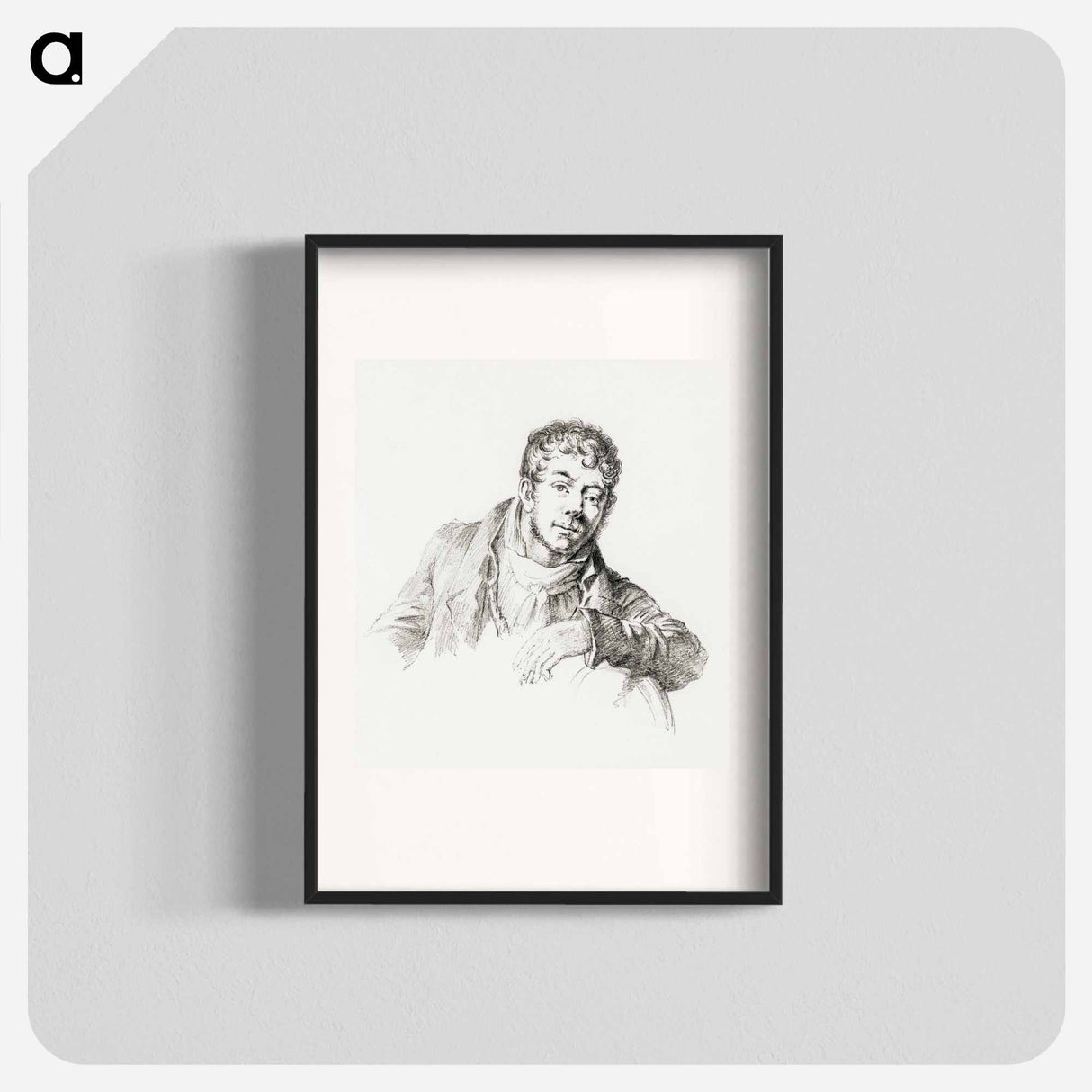 Portrait of Louis Moritz - Jean Bernard Poster.