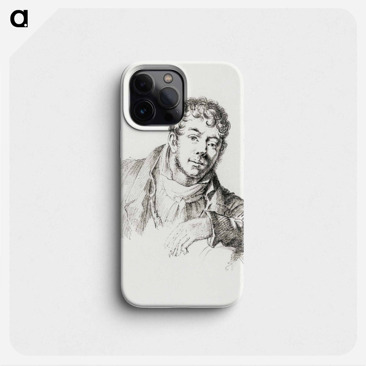 Portrait of Louis Moritz - Jean Bernard Phone Case.