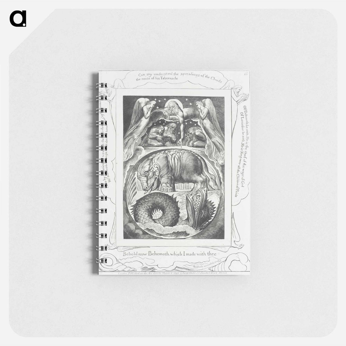 アートメモ帳-Behemoth and Leviathan - ウィリアム ブレイク Memo.