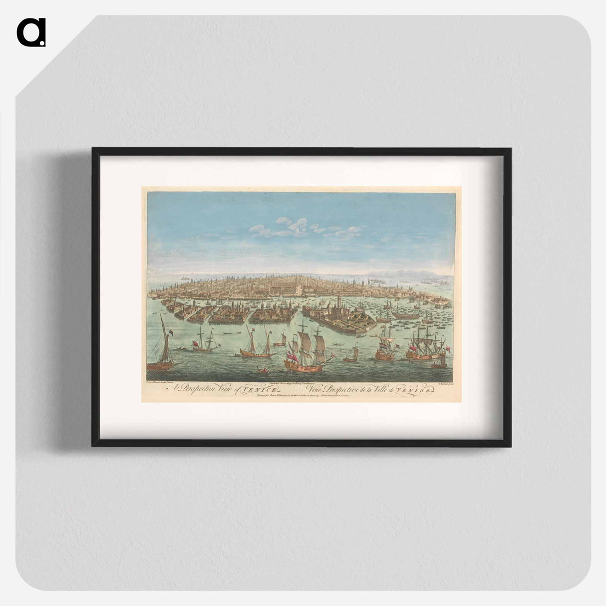 アートポスター-A Perspective View of Venice
- イェール大学アートギャラリー Poster.