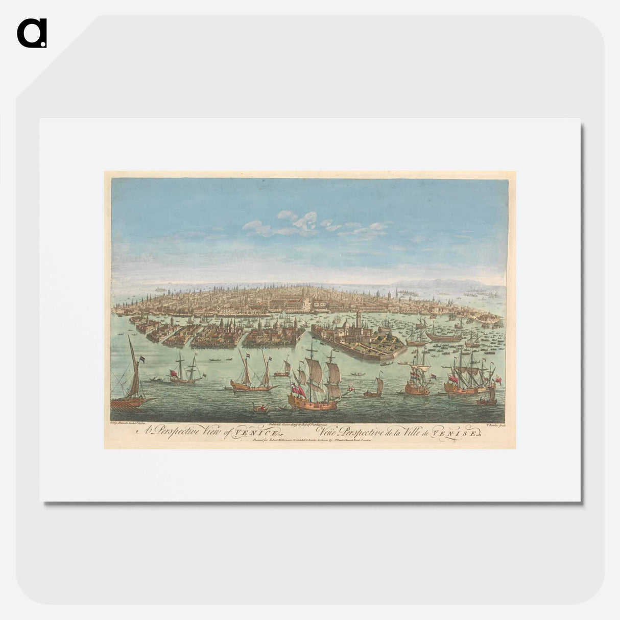 アートポスター-A Perspective View of Venice
- イェール大学アートギャラリー Poster.