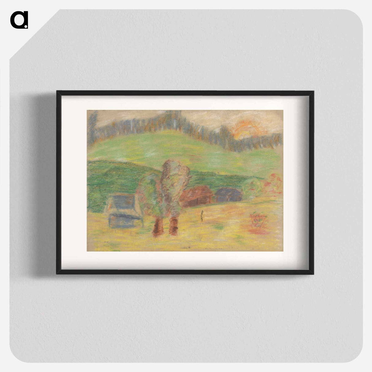 Hay barn - アーノルド ピーター ワイズ クビンチャン Poster.