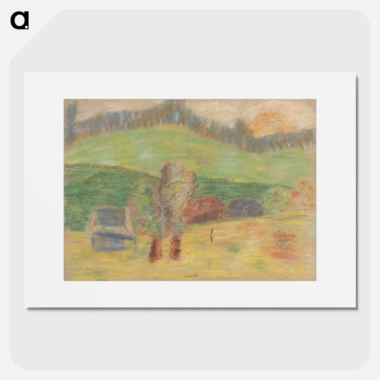 Hay barn - アーノルド ピーター ワイズ クビンチャン Poster.