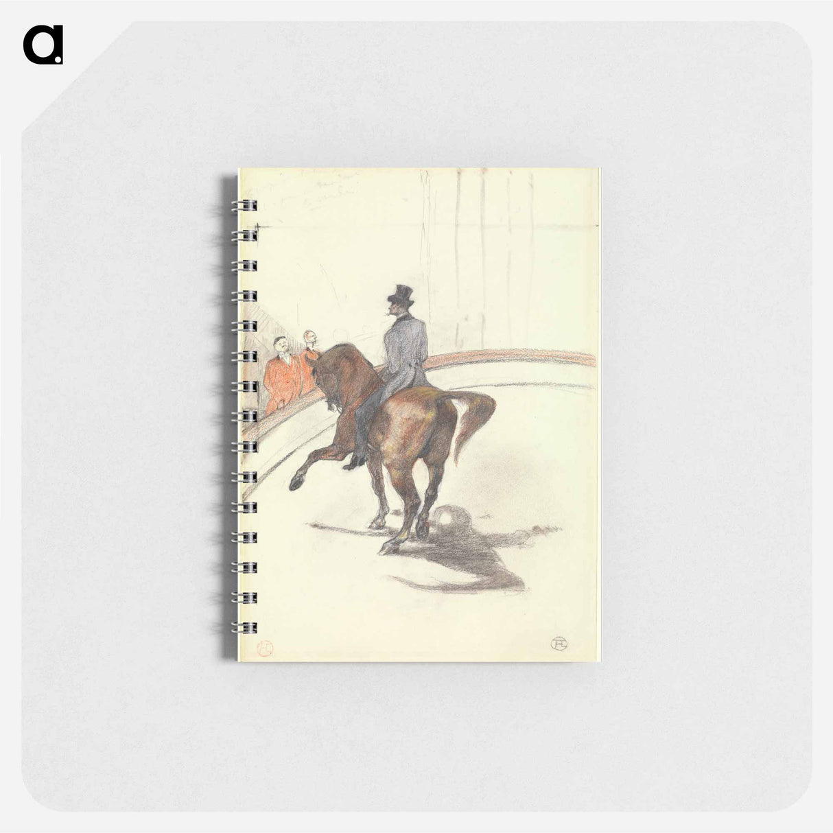 アートメモ帳-At the Circus: The Spanish Walk - アンリ ド トゥールーズ ロートレック Memo.