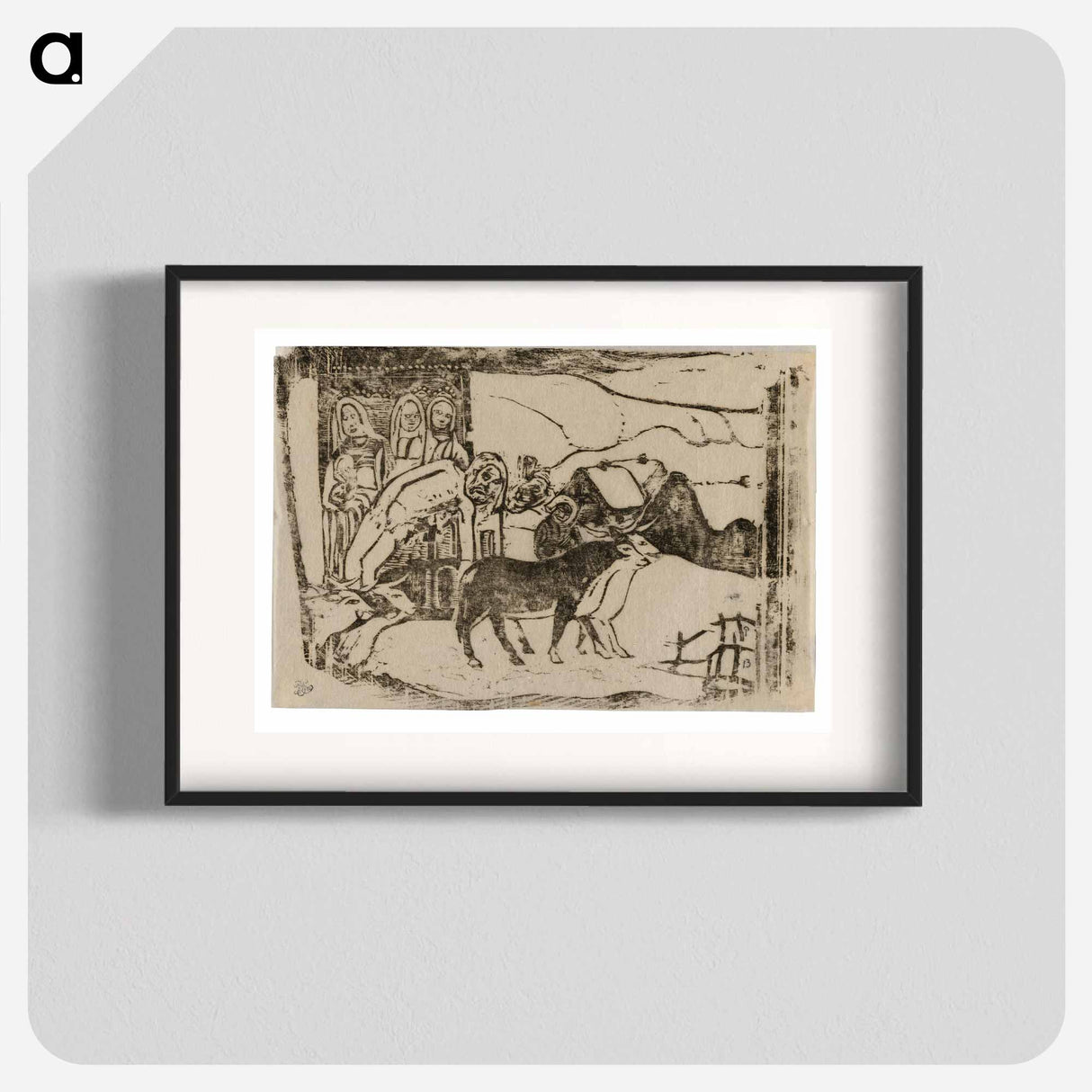 Wayside Shrine in Brittany - Paul Gauguin Poster.