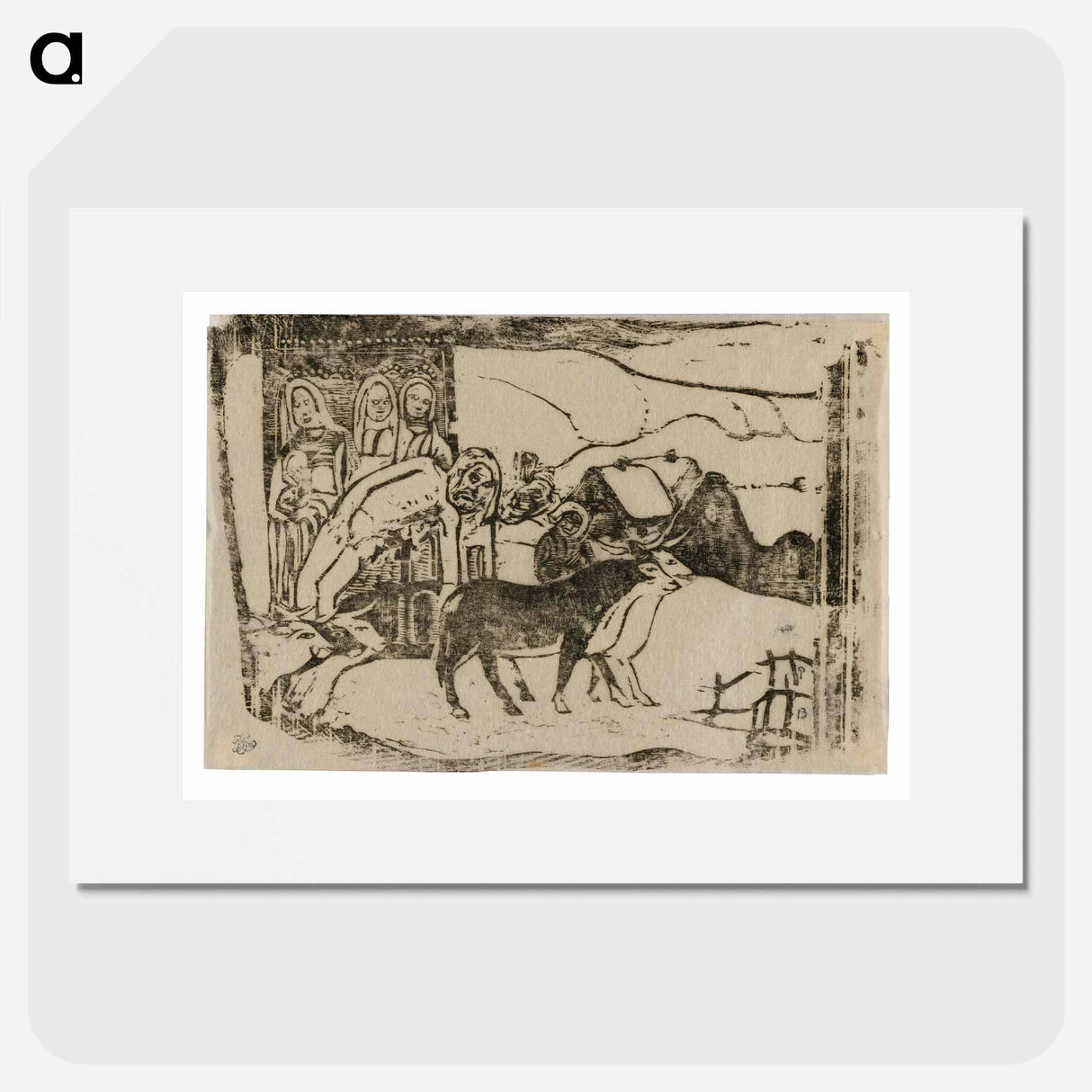 Wayside Shrine in Brittany - Paul Gauguin Poster.