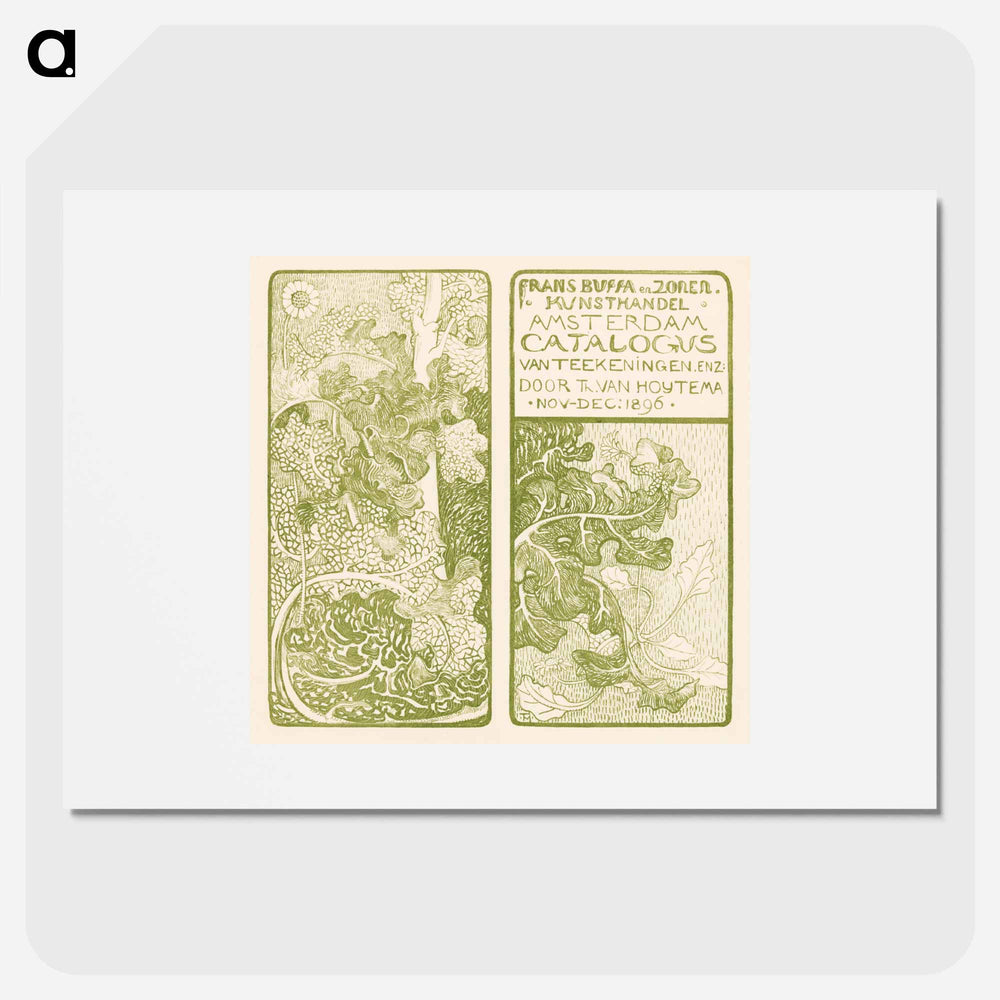 Catalogue of bladeren and black - Theo van Hoytema Poster.