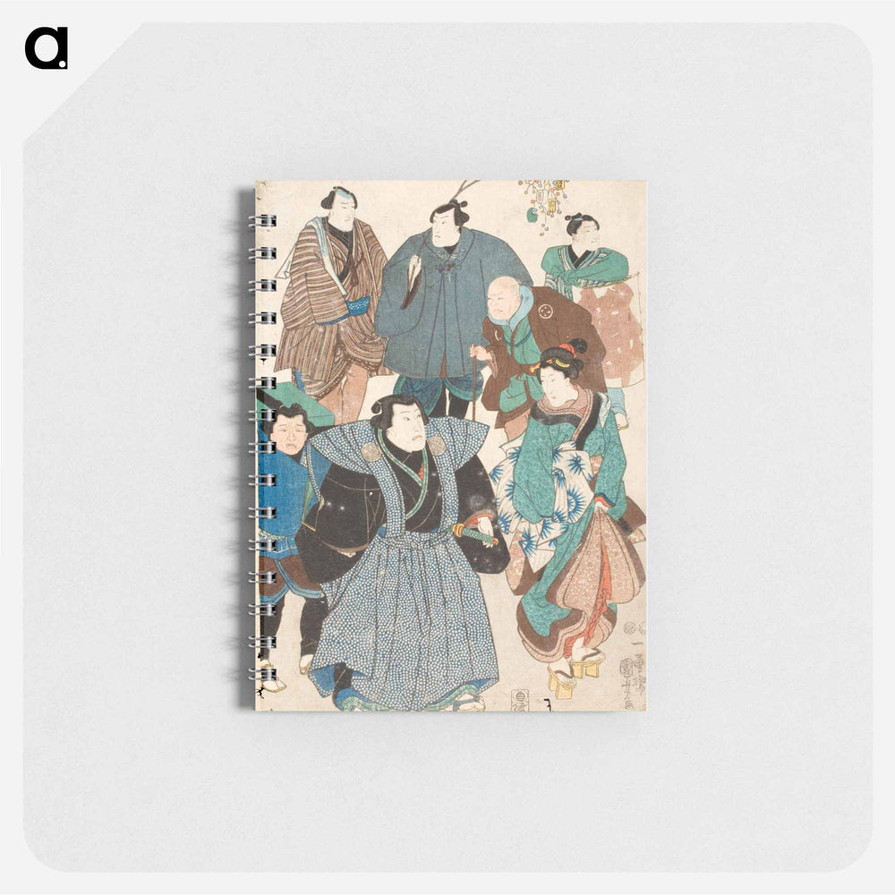 Celebrating Spring - 歌川 国芳 Memo.