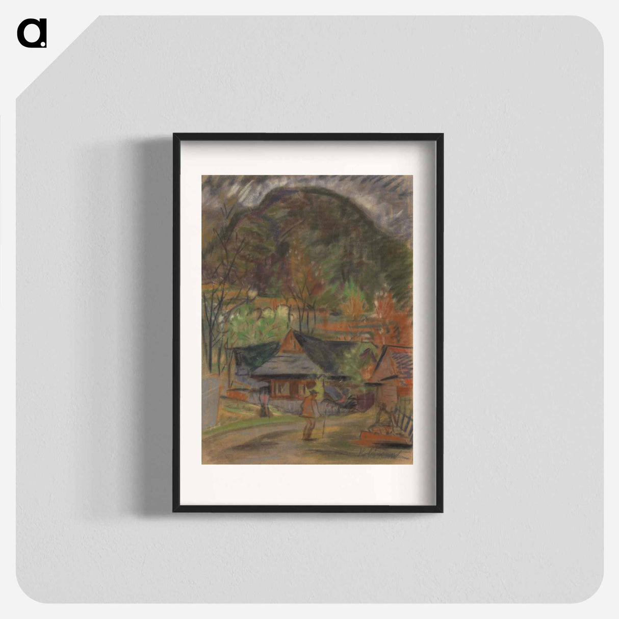 In a village - アーノルド ピーター ワイズ クビンチャン Poster.