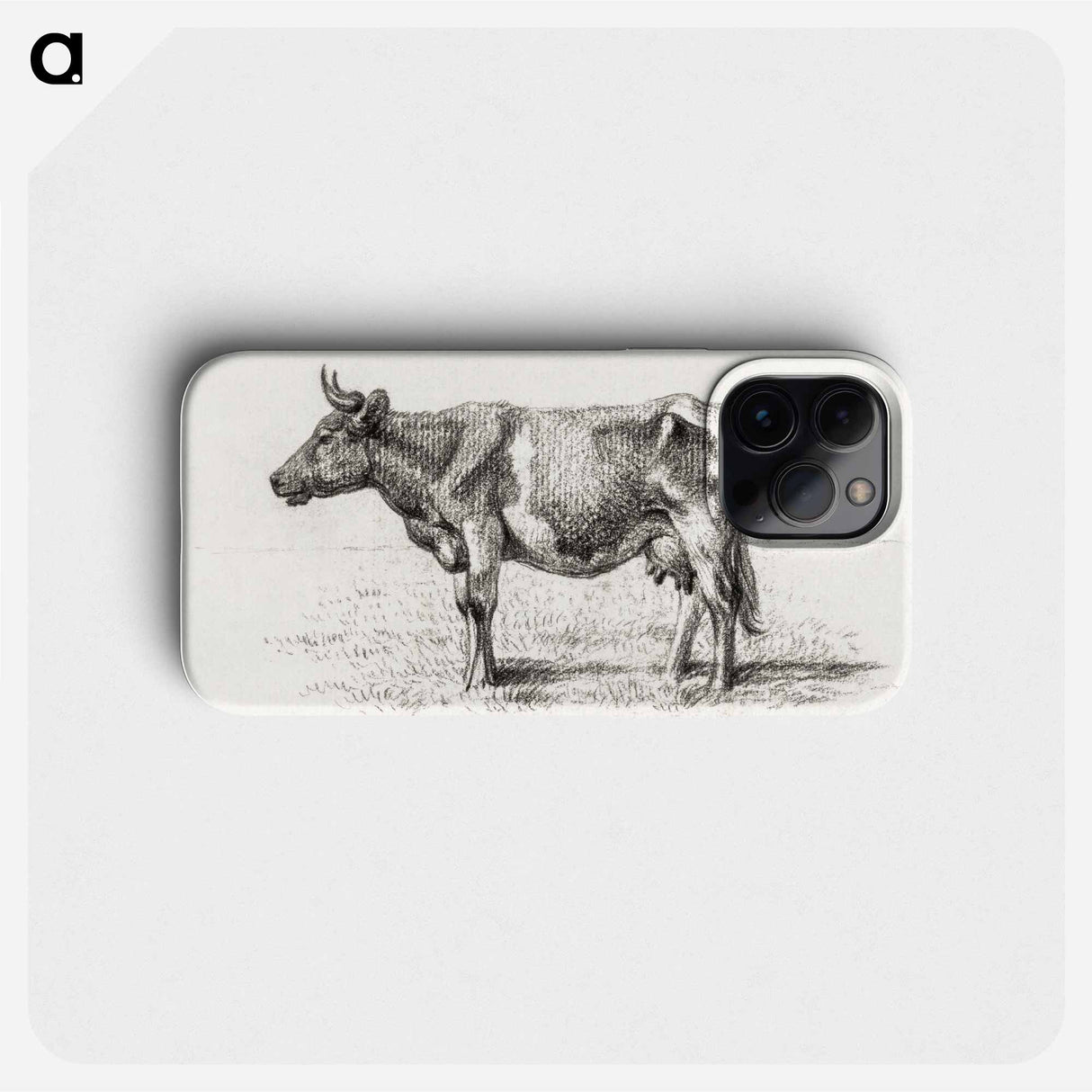 Standing cow - Jean Bernard Phone Case.